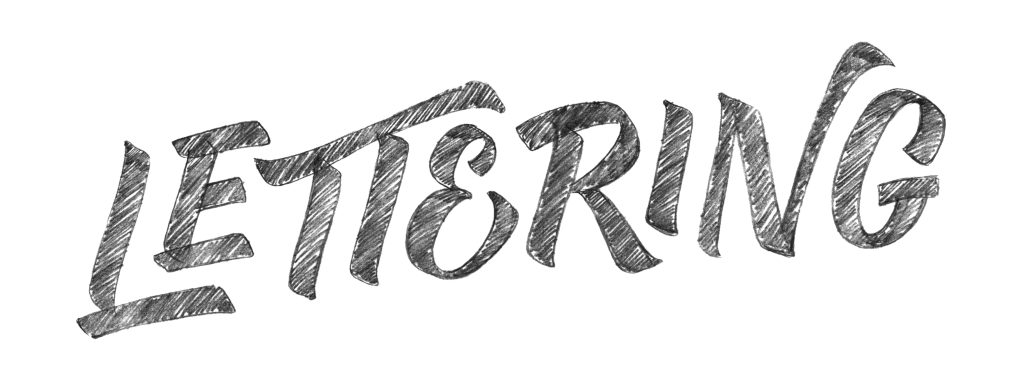 Caligrafia lettering e tipografia - Lettering exemplo