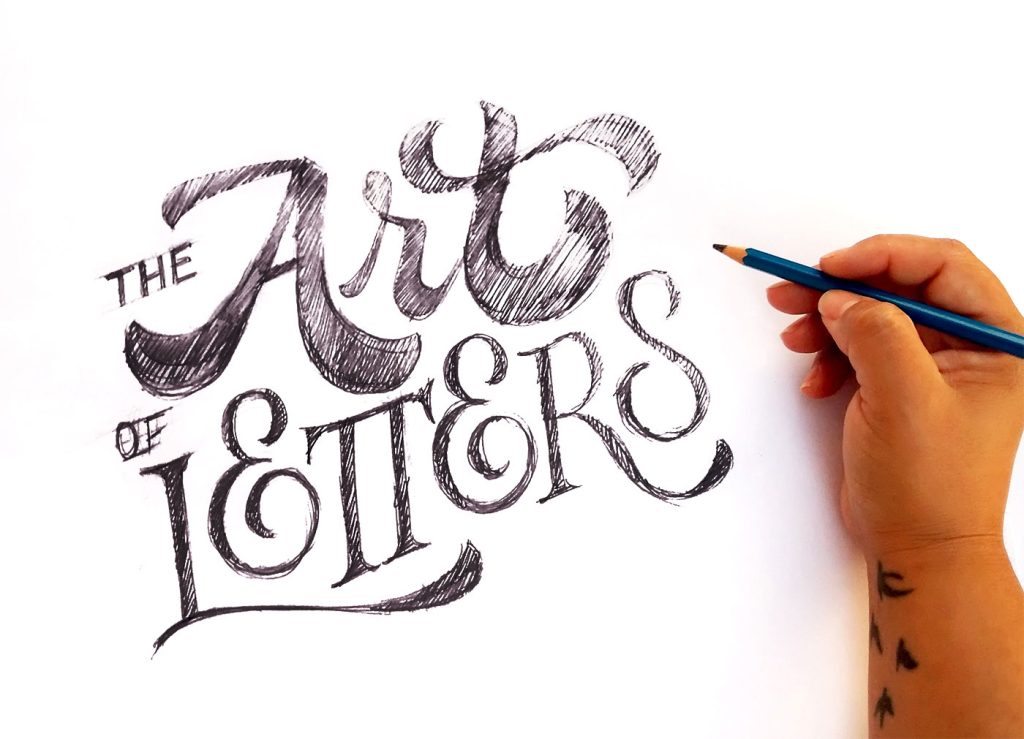 Caligrafia lettering e tipografia - destaque